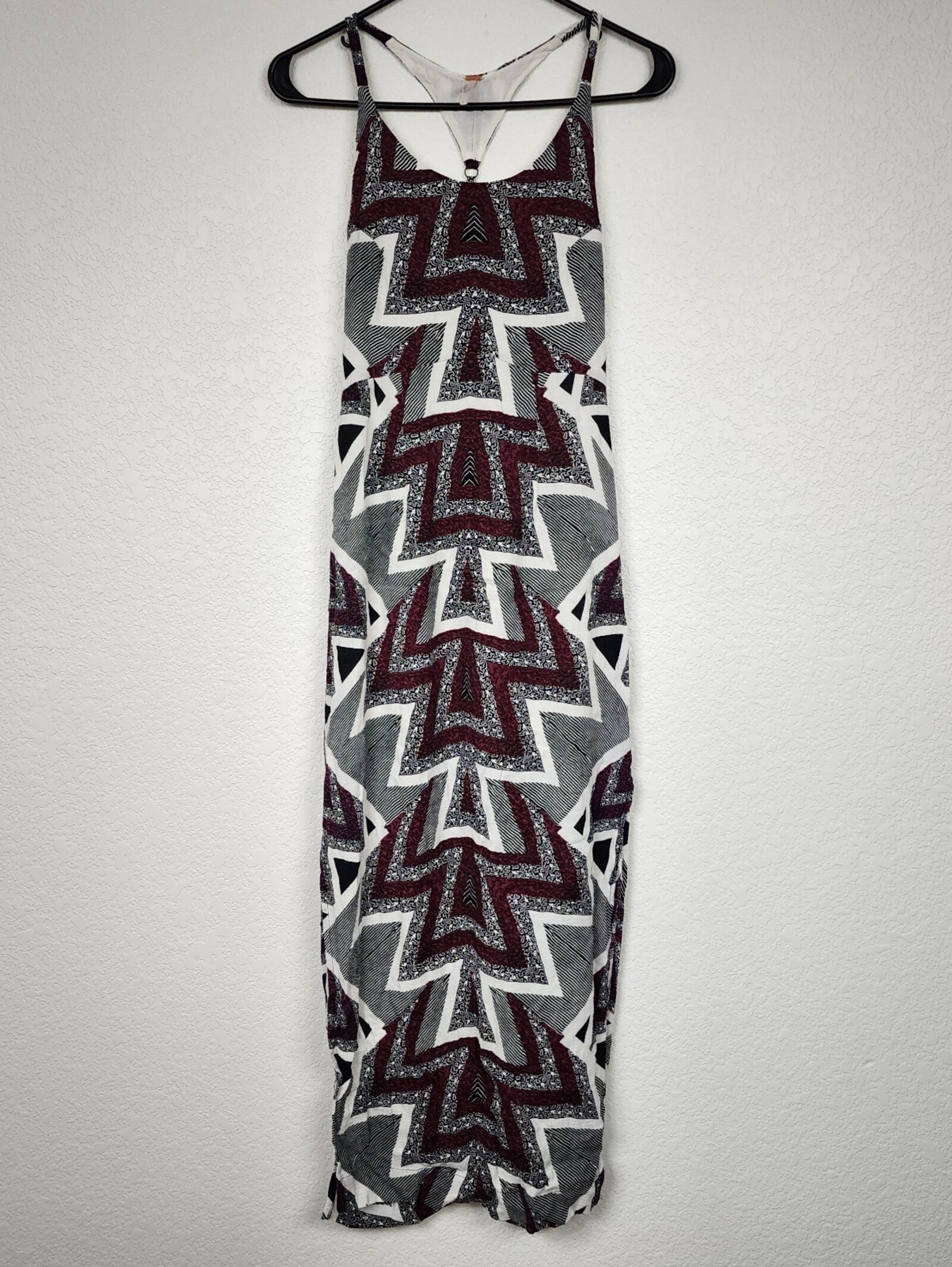 Free People Aztec Tribal Print Size 2 Maxi Dress